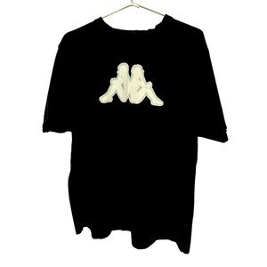 Kappa Streetwear Hip Hop Black Soft Men’s XXL T-Shirt MINTY